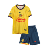 Club America Home Soccer Jersey Kit 2024/25 Kids(Jersey+Shorts)